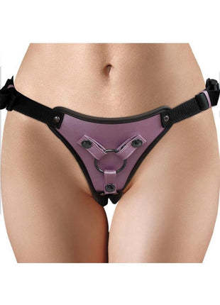 Ouch! Strap-On Harness- Metallic - Rose Gold