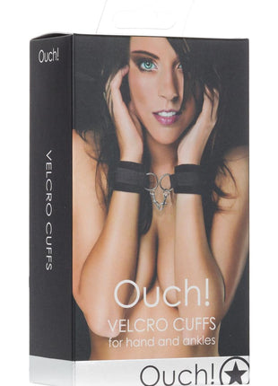 Ouch! Velcro Cuffs For Hands Or Ankles - Black