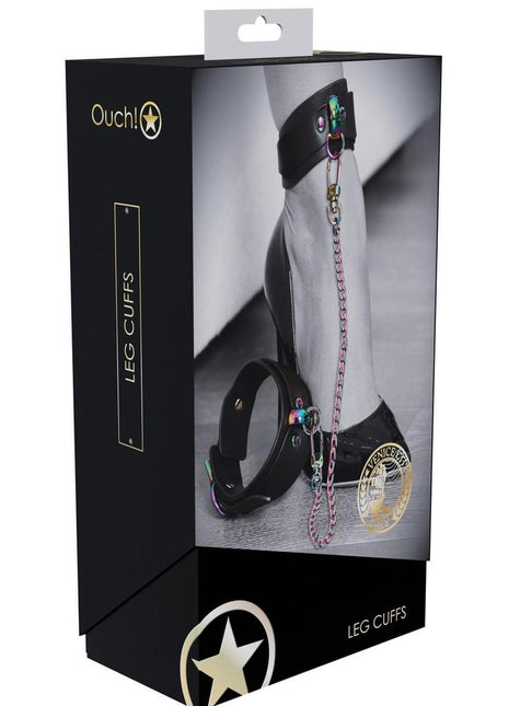Ouch! Venice Collection Leg Cuffs - Black