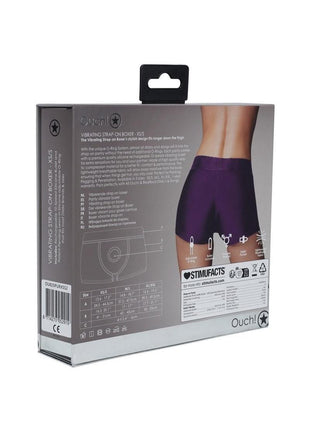 Ouch! Vibrating Strap-On Boxer Rechargeable