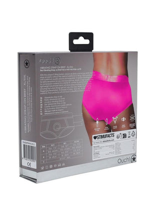 Ouch! Vibrating Strap-On Brief Rechargeable