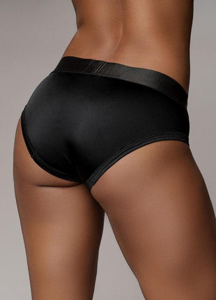 Ouch! Vibrating Strap-On High-Cut Brief Rechargeable