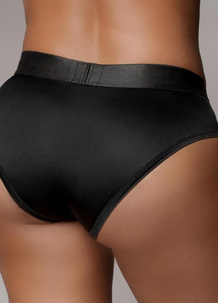 Ouch! Vibrating Strap-On High-Cut Brief Rechargeable