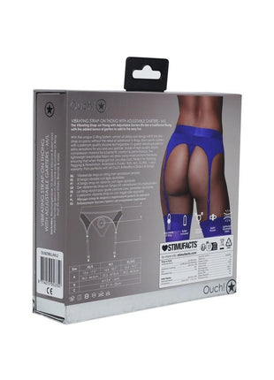 Ouch! Vibrating Strap-On Thong Rechargeable