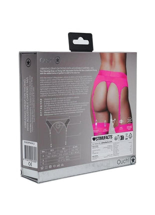 Ouch! Vibrating Strap-On Thong Rechargeable