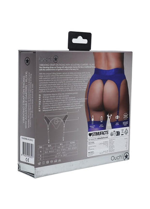 Ouch! Vibrating Strap-On Thong Rechargeable