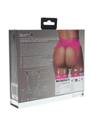 Ouch! Vibrating Strap-On Thong Rechargeable