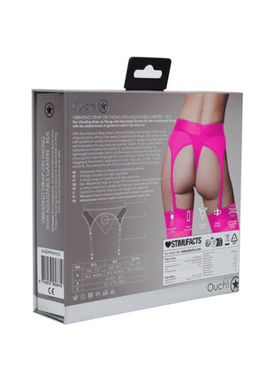 Ouch! Vibrating Strap-On Thong Rechargeable