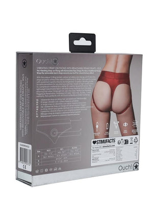 Ouch! Vibrating Strap-On Thong Rechargeable