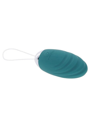 Oval Office Rechargeable Silicone Egg with Remote - Blue