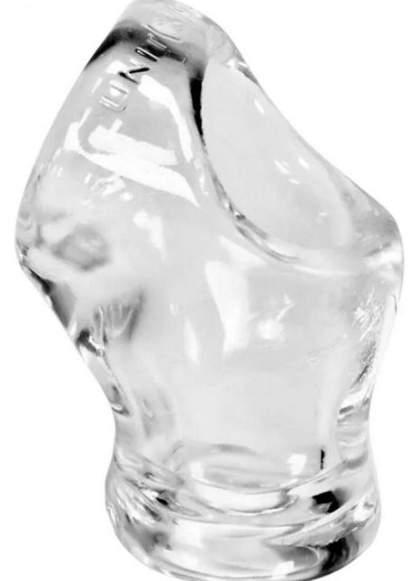Oxballs Atomic Jock Unit-X Cock Ring and Ball Stretcher - Clear - 3in