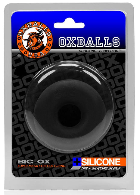 Oxballs Big Ox Super Mega Stretch Silicone Cock Ring - Black