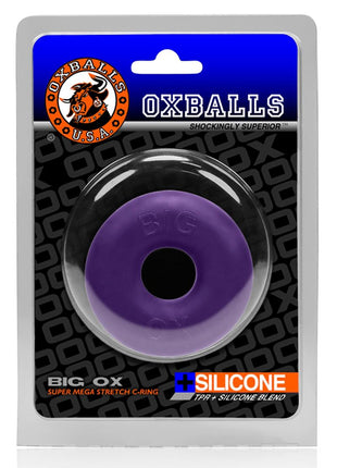 Oxballs Big Ox Super Mega Stretch Silicone Cock Ring - Purple