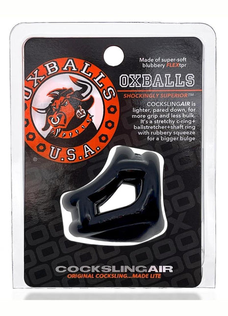 Oxballs Cocksling Air Cock and Ball Sling - Black