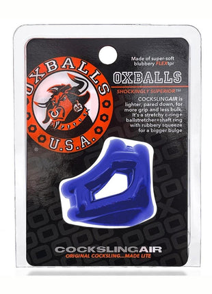 Oxballs Cocksling Air Cock and Ball Sling - Blue/Pool Blue