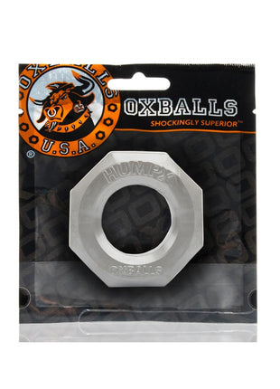 Oxballs Humpx Silicone Cock Ring - Silver