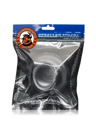 Oxballs Juicy Silicone Cock Ring - Black - 3.5in