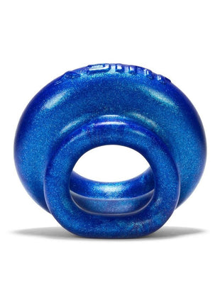 Oxballs Juicy Silicone Cock Ring - Blue - 3.5in