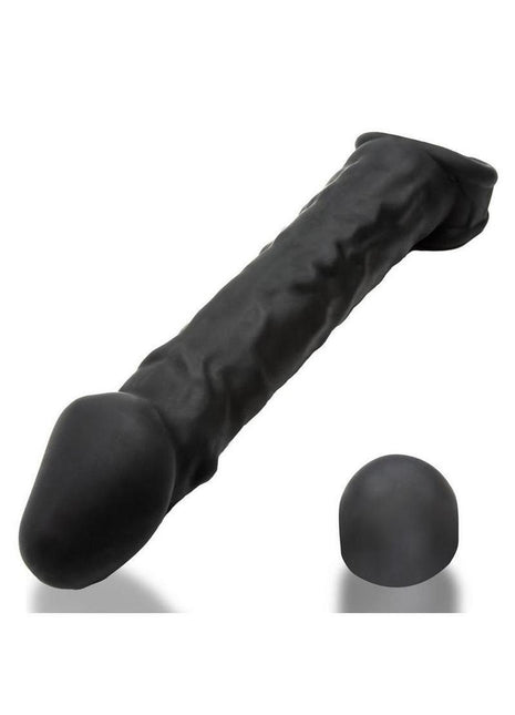 Oxballs Muscle Ripped Slim Cocksheath Night Edition - Black