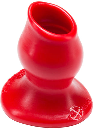 Oxballs Pig-Hole-1 Silicone Hollow Butt Plug - Red - Small