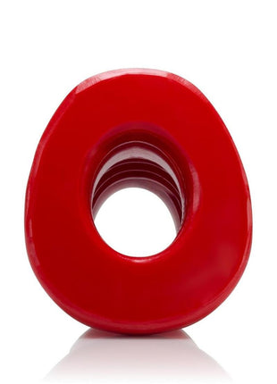 Oxballs Pig-Hole-3 Large Silicone Hollow Butt Plug - Red - Large