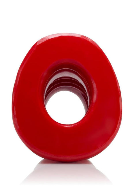 Oxballs Pig-Hole-3 Large Silicone Hollow Butt Plug - Red - Large