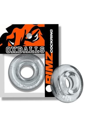 Oxballs Rimz Single Cock Ring - Clear