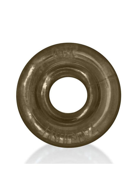 Oxballs Rimz Single Cock Ring - Storm - Smoke