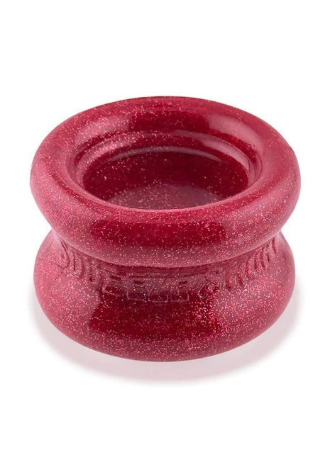 Oxballs Squeeze Short Ballstretcher - Cherry Lips - Red/Silver