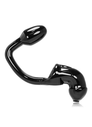 Oxballs Tailpipe Chastity Cock Lock with Butt Plug - Black