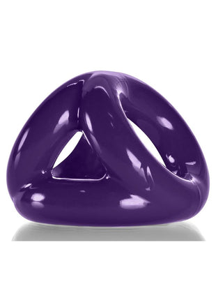 Oxballs Tri-Sport 3-Ring Cocksling - Purple