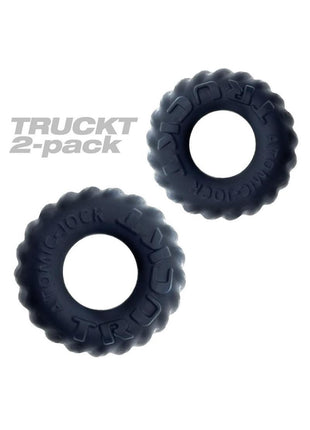 Oxballs Truckt Plus+ Silicone Cock Ring (2 Pack) - Night Edition