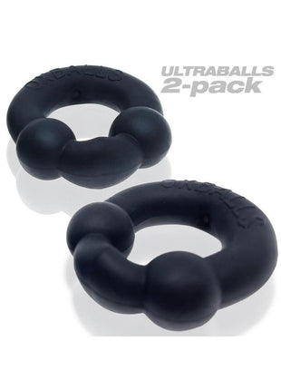 Oxballs Ultraballs Cock Ring Set (2 Pack)- Night Edition