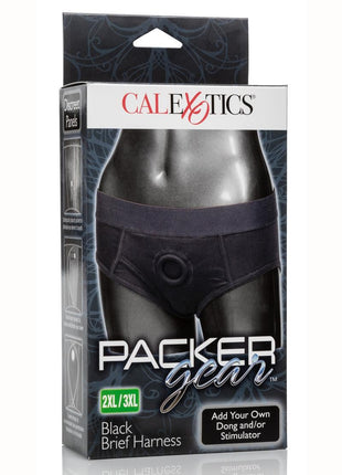 Packer Gear Brief Harness - Black - 3XLarge/XXLarge