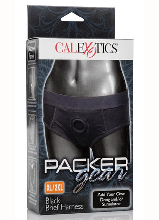 Packer Gear Brief Harness - Black - XLarge/XXLarge