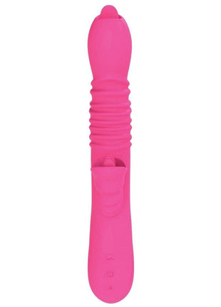 Passion Dual Massager Heat Up Rechargeable Silicone Rabbit Vibrator