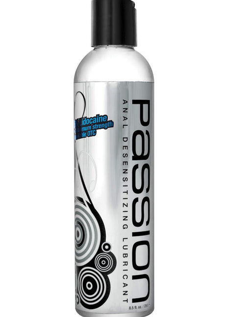 Passion Maximum Strength Anal Desensitizing Water Based Lubricant with Lidocaine - 8.25oz