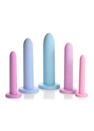 Passion Silicone Pelvic Kegel Exerciser - Lavender/Purple - 5 Piece/Set