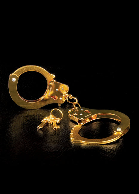 Fetish Fantasy Gold Metal Cuffs