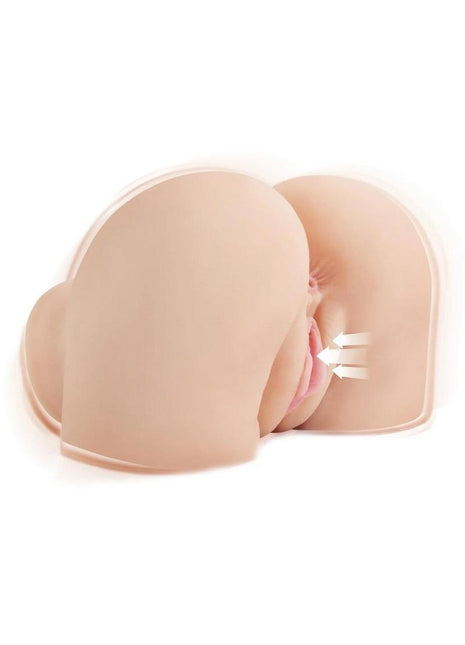 Pdx Elite Back That Ass Up Automatic Rechargeable Mega Masturbator - Vanilla