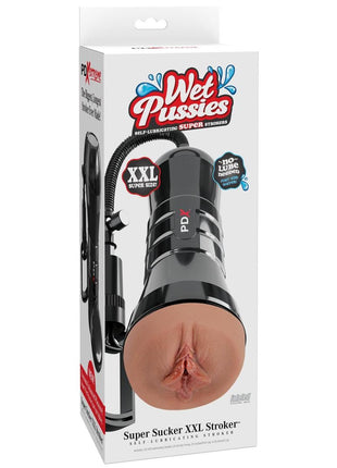 Pdx Extreme Wet Pussies Super Sucker XXL Stroker - Pussy - Caramel - XXLarge