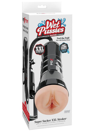 Pdx Extreme Wet Pussies Super Sucker XXL Stroker - Pussy - Vanilla - XXLarge