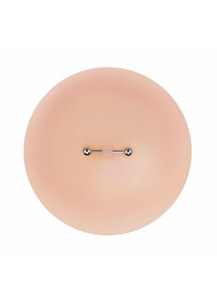 Peekaboo Silicone Pierced Nipple Covers - Vanilla