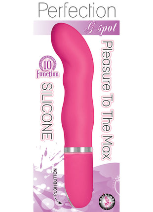 Perfection G-Spot Silicone Vibrator - Pink