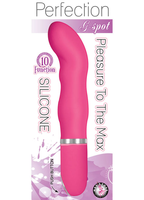 Perfection G-Spot Silicone Vibrator - Pink