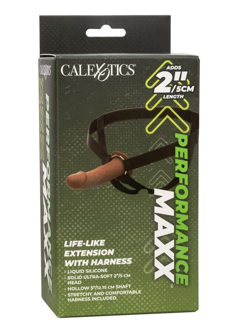 Performance Maxx Life-Like Extension with Harness - Chocolate