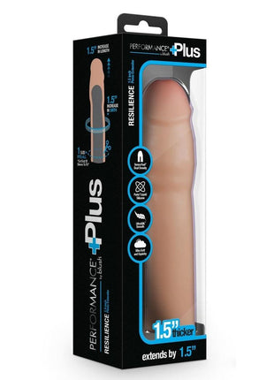 Performance Plus Silicone Penis Extender - Vanilla - One Size - 1.5in