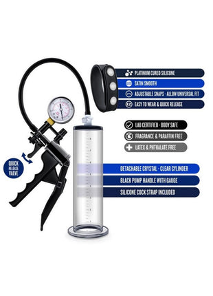 Performance Vx8 Premium Penis Pump System with Silicone Cock Strap
