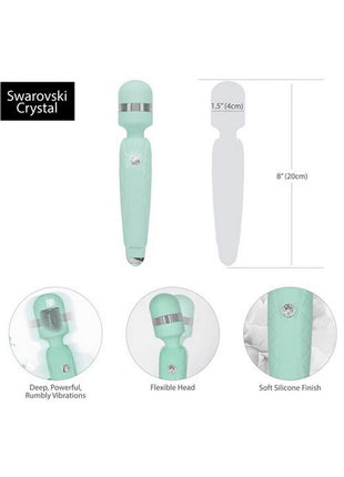 Pillow Talk Cheeky Silicone Rechargeable Wand Massager