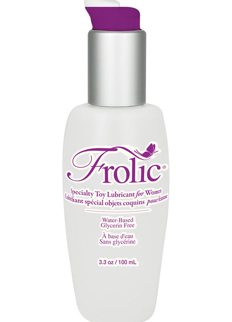 Pink Frolic Water Based Gel Lubricant - 3.3oz